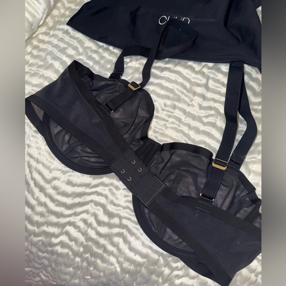 New Cuup The Balconette Bra in Black Size: 36E - Picture 8 of 13